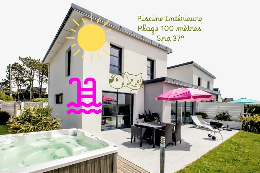 Villa Yana Bretagne Mogueriec, 29° toute l'année, 100m Mer, Jardin Clos - Image 1