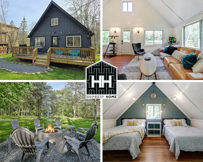 Cozy Modern Cabin • Private • Firepit • Grill • Walk to Arrowhead Lake - Image 1