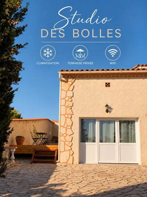 Studio des Bolles (A/C, Wi-Fi, terrace) - Image 1