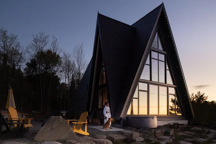 Private Waterfront Timber A-Frame • Hot Tub•2 Acre - Image 1