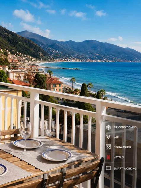 Stunning sea and gulf view 3 minutes from the beach - Image 1