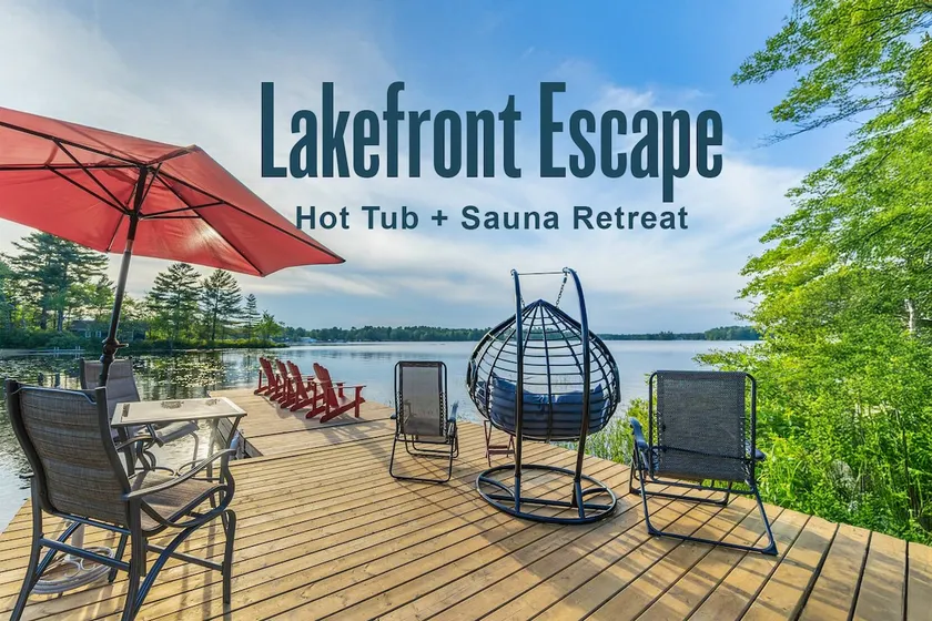 Lakefront Escape | Hot Tub & Sauna Retreat - Image 1