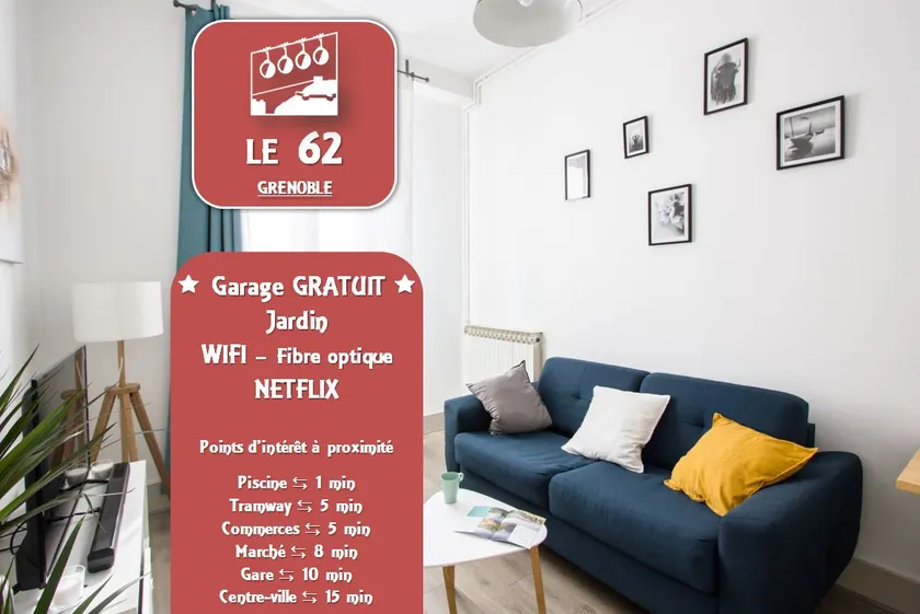 Le 62 - Spacious one-bedroom apartment - Free garage, garden, tram - Image 1
