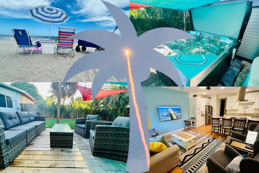 Luxury 2/2 private oasis w/Hot Tub walk to Beach - Image 1