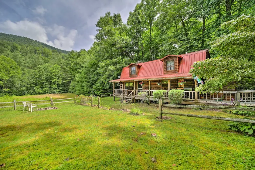 Scenic Creekside Cabin w/ Wraparound Porch! - Image 1