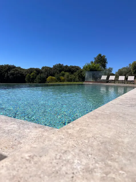 Infinity Pool in the green agritourism with a view of the woods - Image 1