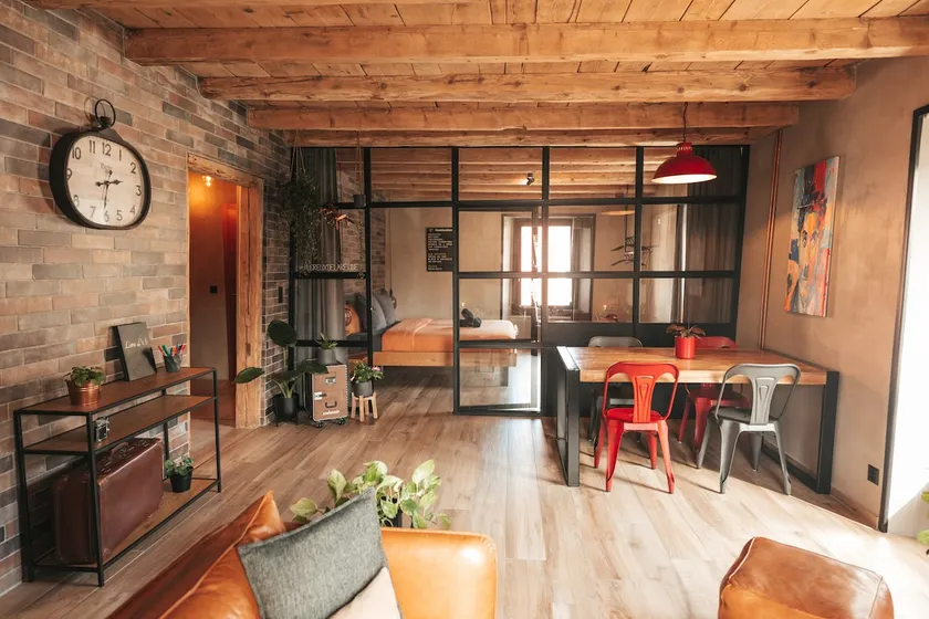 Industrial 🧳 Travel Themed Apartment ✈️🖤 - Image 1
