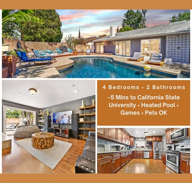 Retreat w/ Pool | Location Near Warner + CSUN+CBS - Image 1