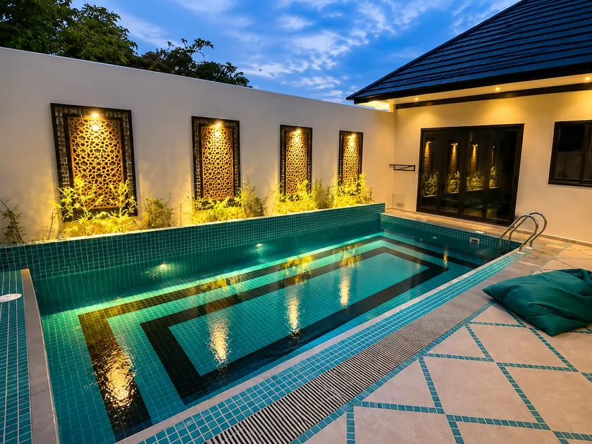 Charis Janda Baik Emerald Private Pool River Villa - Image 1