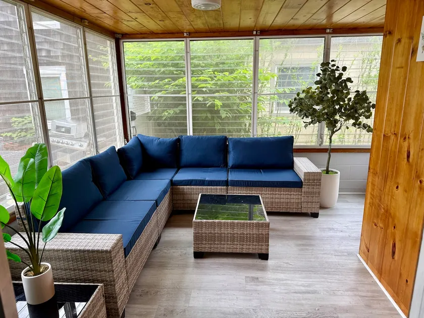 Peaceful Beach Block Oasis - 2 Story Coastal Escape - Sunroom, Patio, BBQ - Image 1