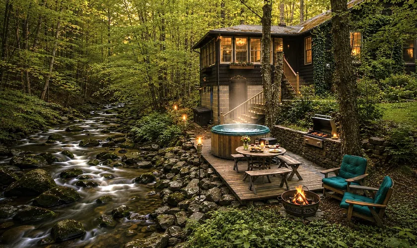 Forest Spa Retreat on Cascading Brook • 90 Min NYC - Image 1