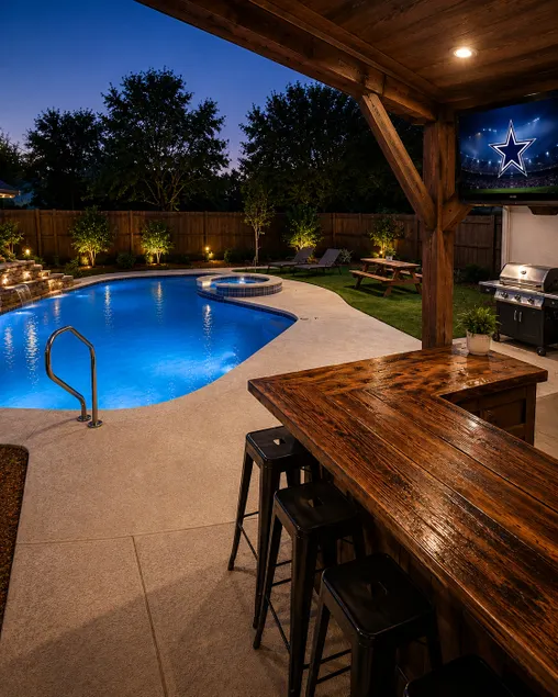Poolside Oasis 13 Beds SPA Bar Family Fun Peaceful - Image 1