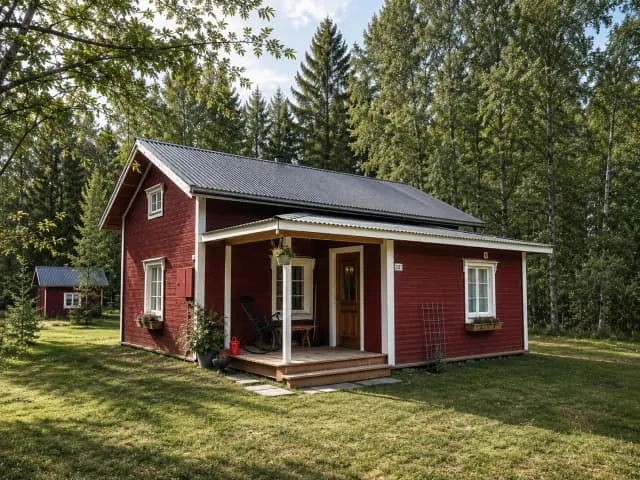 Cozy Swedish Stuga located on the edge of the woods - Image 1
