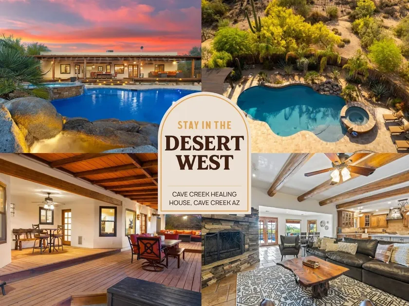 Cave Creek Healing House Heated Pool Desert Oasis - Image 1