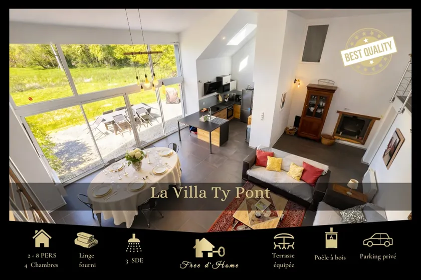 TY-PONT, Magnifique Villa 4* Moderne, Beaches at 5 min - Image 1