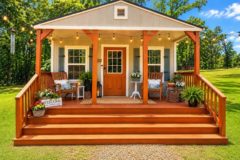 ”Lakeside Bliss: Charming Cabin Retreat for 6” - Image 1