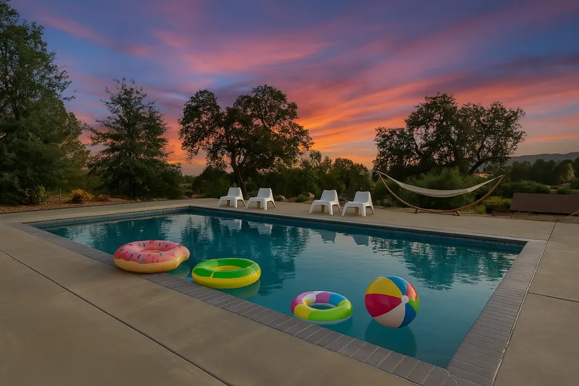 Poolside Paradise+Views+Wineries+Spa+Game Room - Image 1