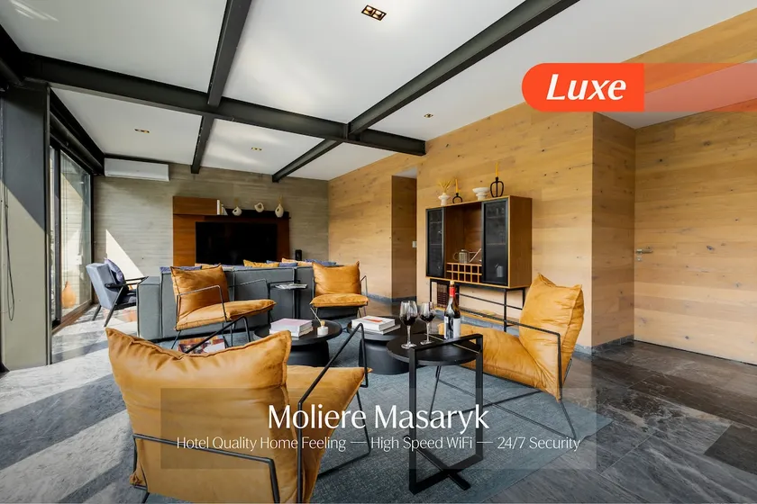 Capitalia | Luxe 3BR w/ balcony, Near to Masaryk - Image 1