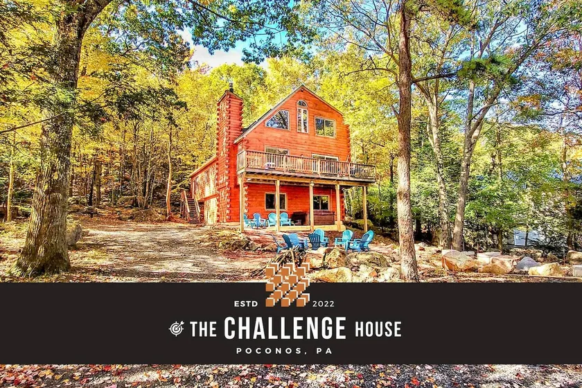 The Challenge House-mega games-hottub-beach-lake-The ultimate Poconos game house - Image 1