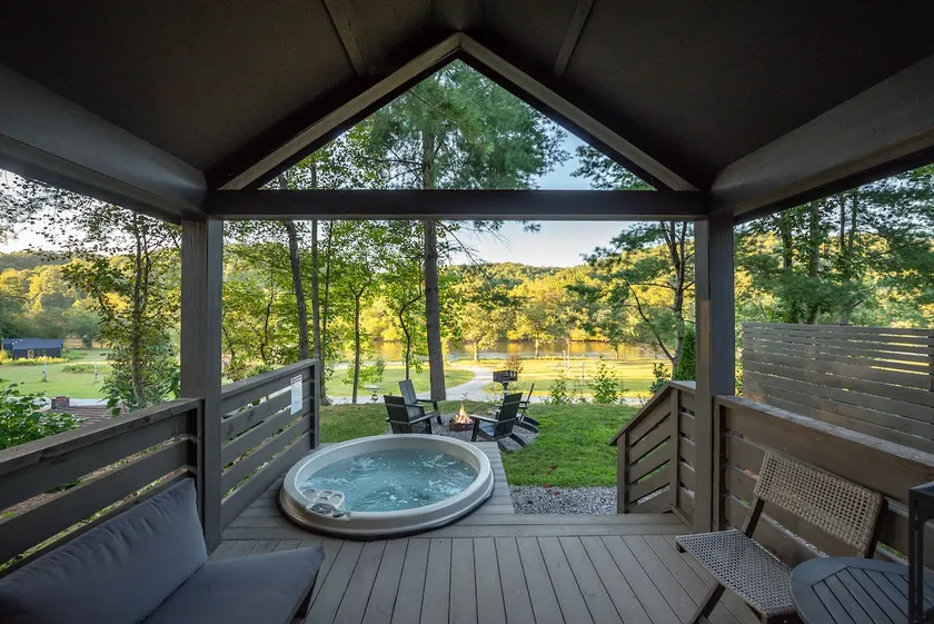 Asheville River Cabins Bunk Cabin w/ Hot Tub - Image 1