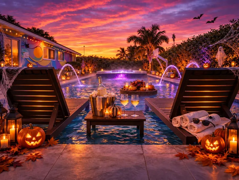 Spooky Resort Villa | Pool, Spa, Gym, FirePit, Fun - Image 1
