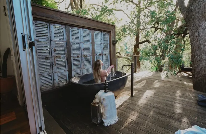 Treehouse + Outdoor Bath + River +Fire - Image 1