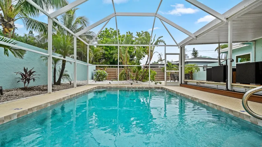 Lido Key Beach Bungalow with Private Heated Pool! - Image 1