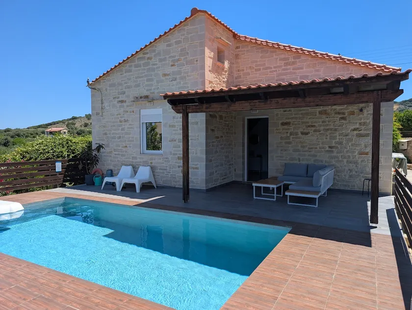 Villa Naiades Traditional Cretan Stone House with private Pool and Garden in Chania - Image 1