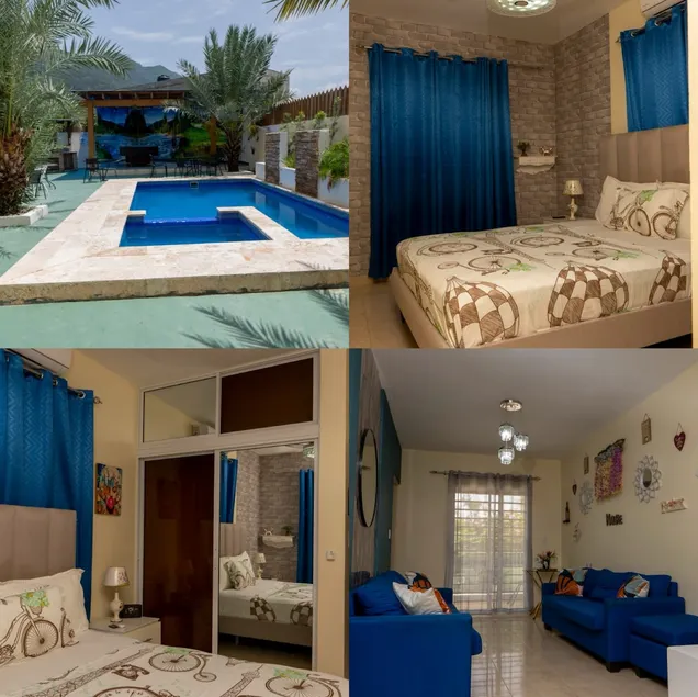 A-1apart with pool and bbq at the foot of the mountain. - Image 1