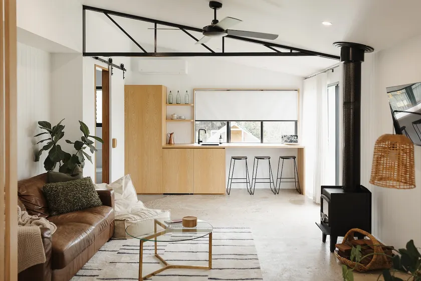 Oak + Ember • Cosy Scandi Studio | King Bed + Fire - Image 1