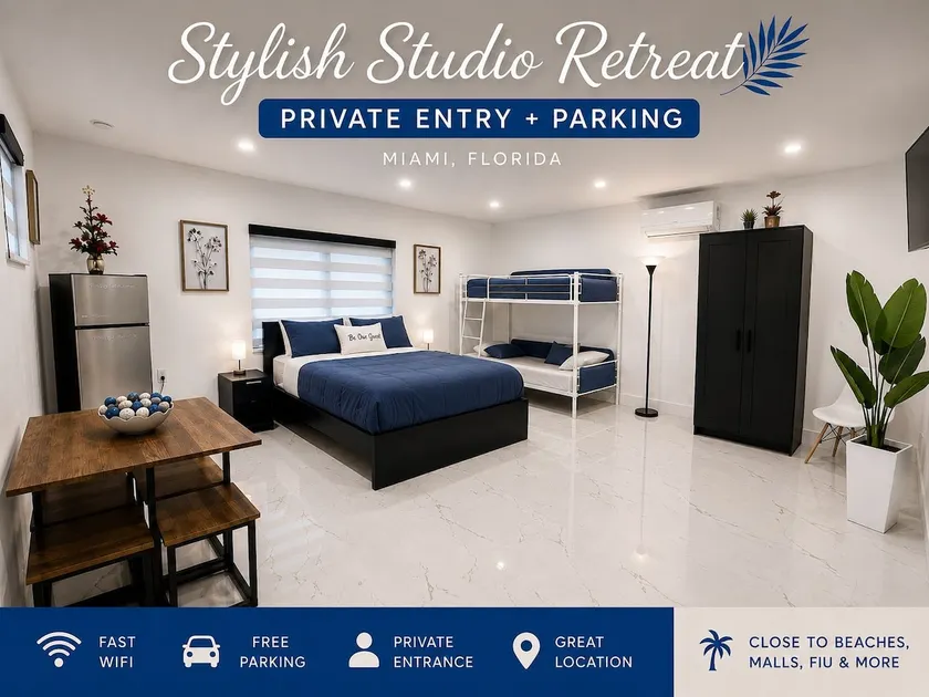 Stylish Studio Retreat – Private Entry + Parking. - Image 1