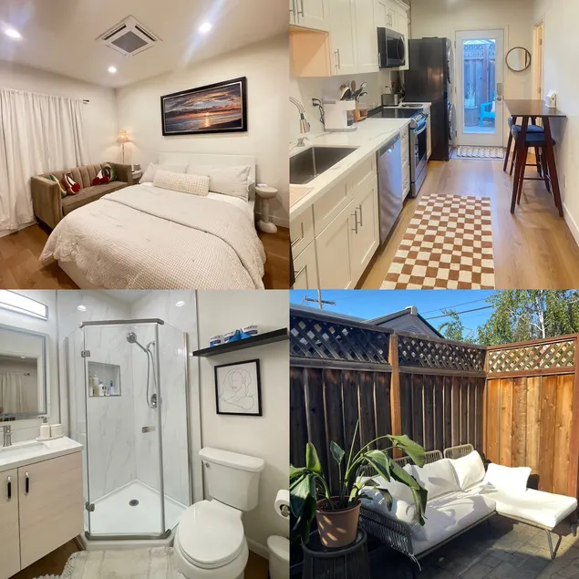 1B1B Private Suite+Kitchen walk to Santana Row @SJ - Image 1