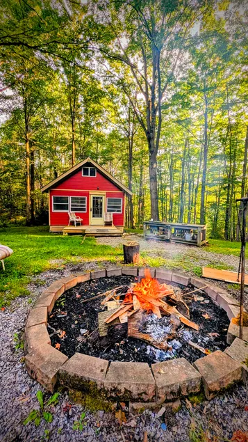 Dry cabin in woods, close to ski & village, pets - Image 1