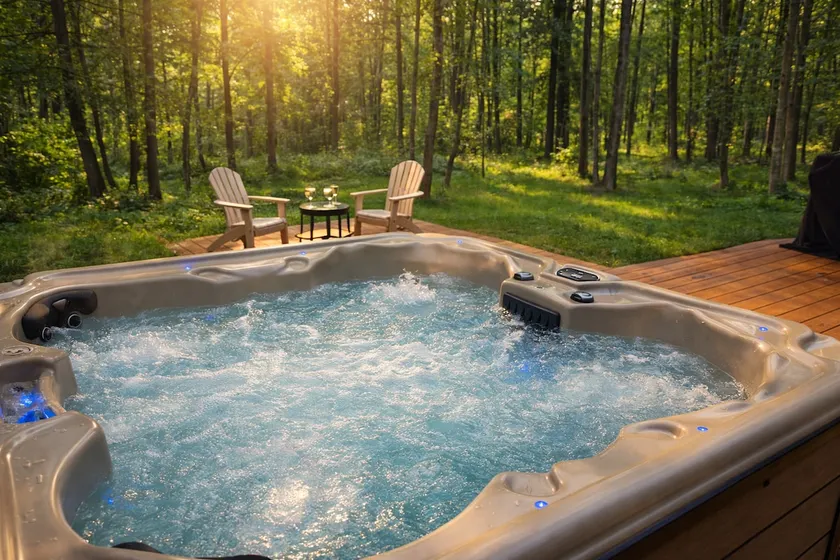 Northern MI Log Cabin Inn–Hot Tub, Trails, Golf, Trails, Nature, Snowmobile, Ski - Image 1