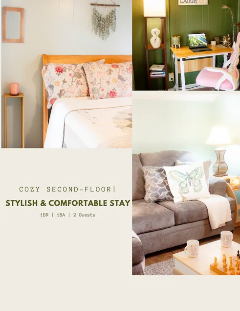 Cozy Second-Floor | Stylish & Comfortable Stay - Image 1