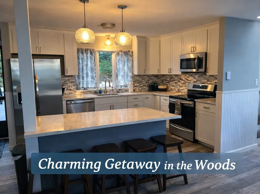 Modern Poconos Retreat | Near Camelback | Sleeps 8 - Image 1