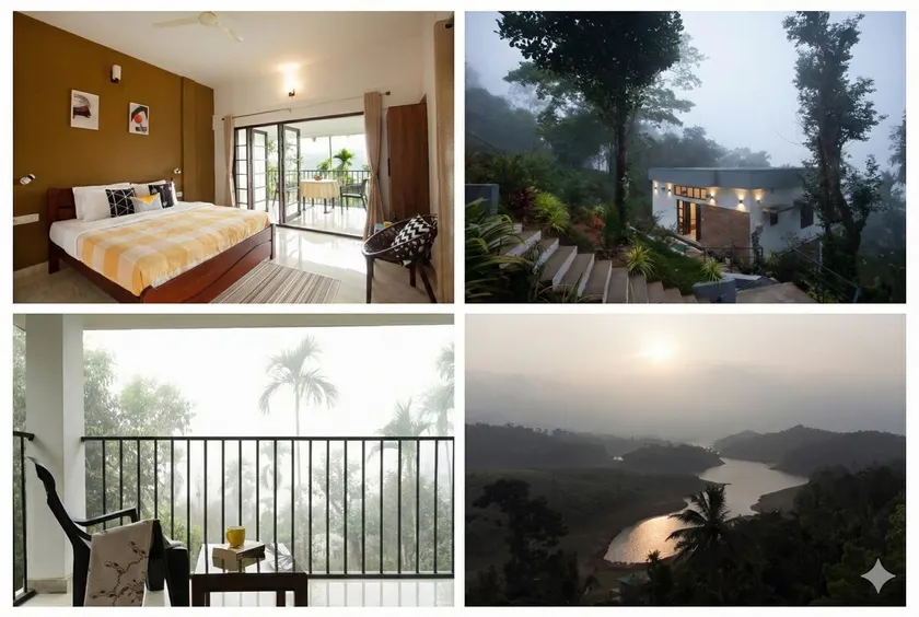 Lake-view villa near Banasura Dam, Wayanad- Darpan - Image 1