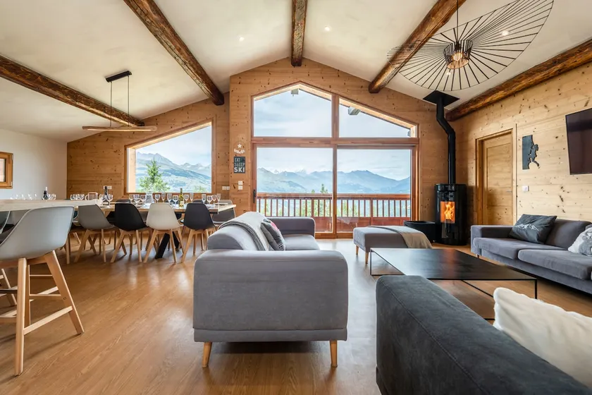 Chalet Premium 100 m² - komfortabel og tilgængelige på ski - Les Coches resort i området La Plagne - Image 1