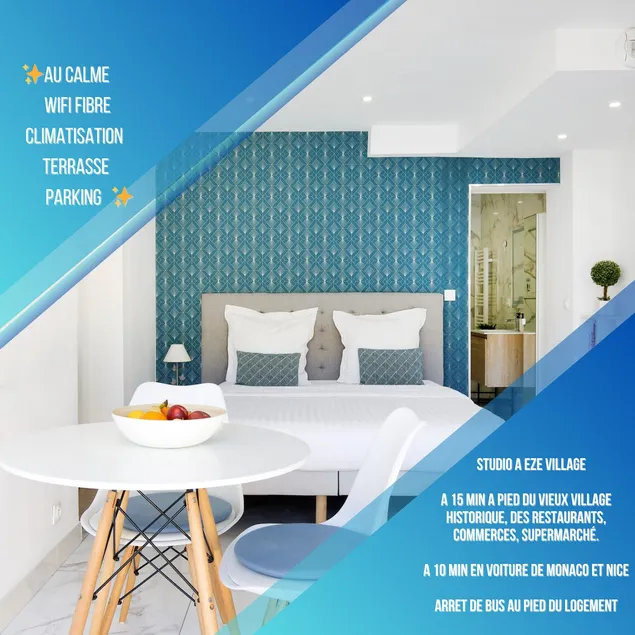 Comfortable studio with parking, terrace - Image 1