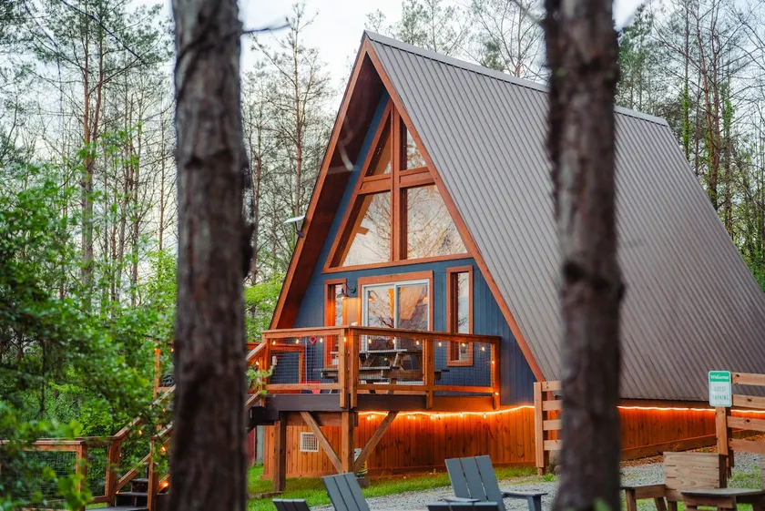 A-Frame, Loft + Wall of Windows | Hocking Hills - Image 1