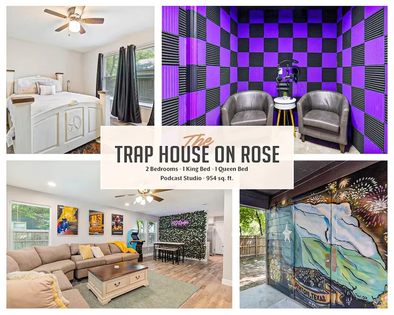 The Trap House on Rose Downtown 1 King 1 Queen! - Image 1