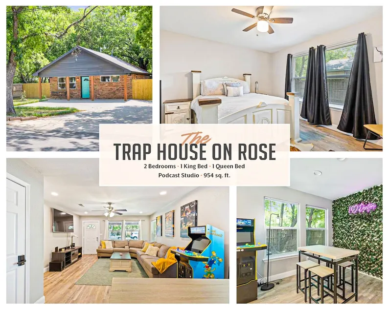 The Trap House on Rose Downtown 1 King 1 Queen! - Image 1
