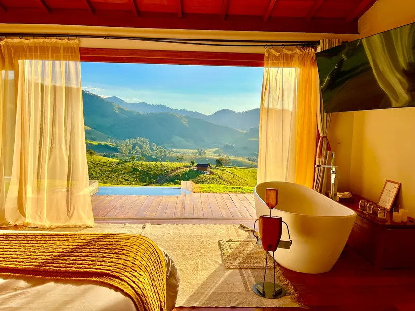 Girassol Cabin with amazing views and heated pool - Image 1