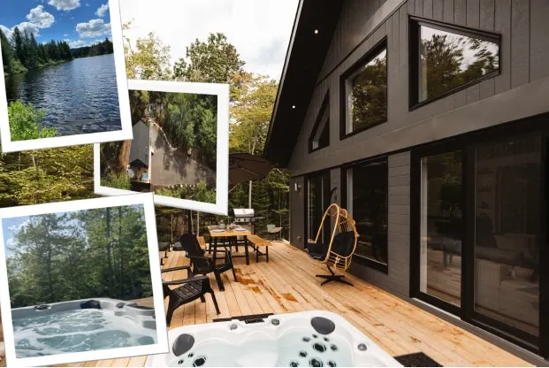 Panoramic Hot Tub Chalet | Forest and Mountain View - Image 1
