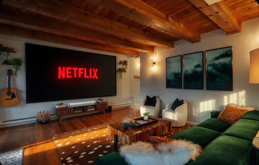Enchanted Forest Escape | Hot Tub | Movie Screen - Image 1