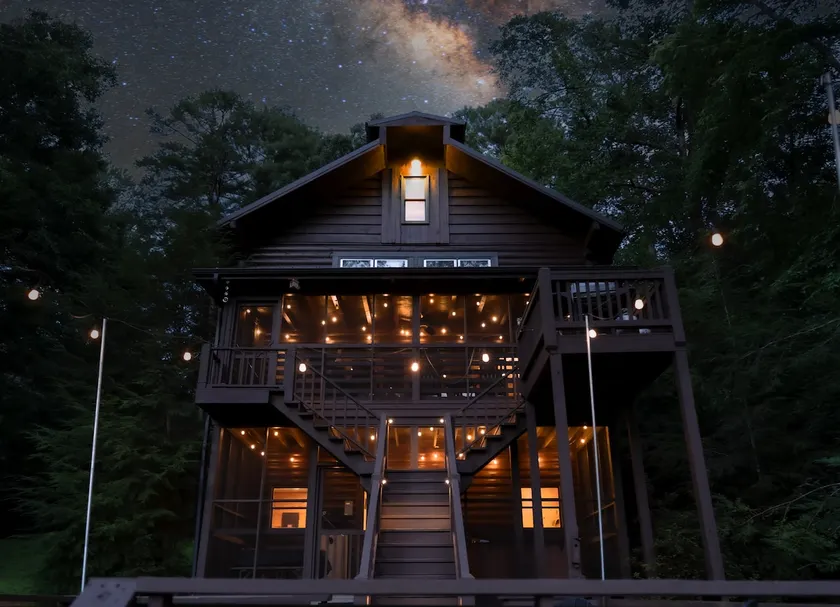 Cozy Cabin on the Creek | Spa - Fire Pit - Game Rm - Image 1