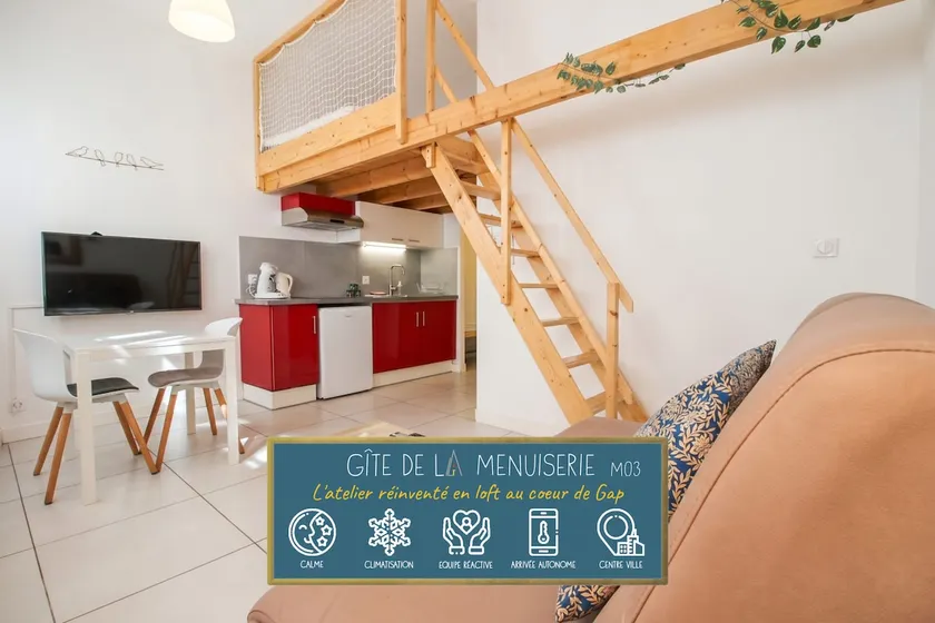 La Menuiserie • Quiet loft in the heart of Gap • M03 - Image 1