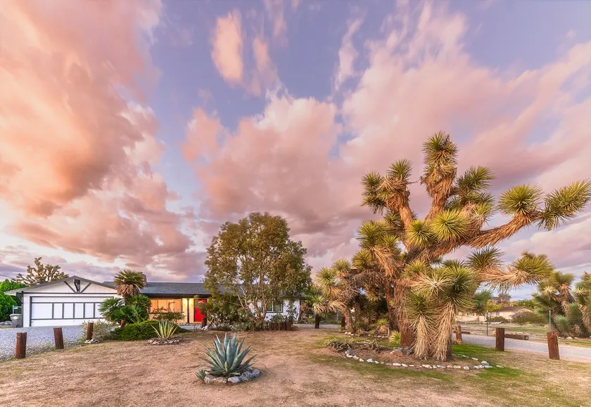 1.5 Acres! Joshua Trees Spa Art Firepit BBQ Games - Image 1