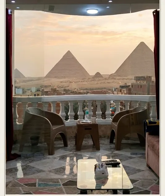 Pyramid Panorama of Khufu, Khafre, and Menkaure - Image 1
