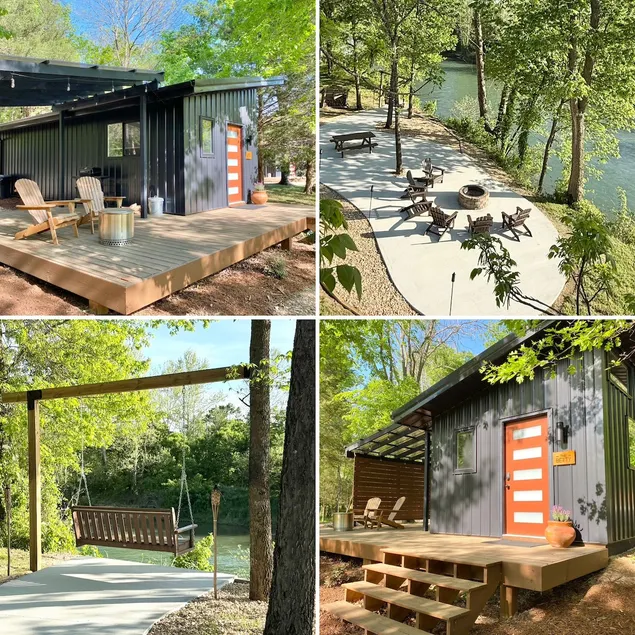 Entire High Bank Property 3 Riverfront Tiny Cabins - Image 1